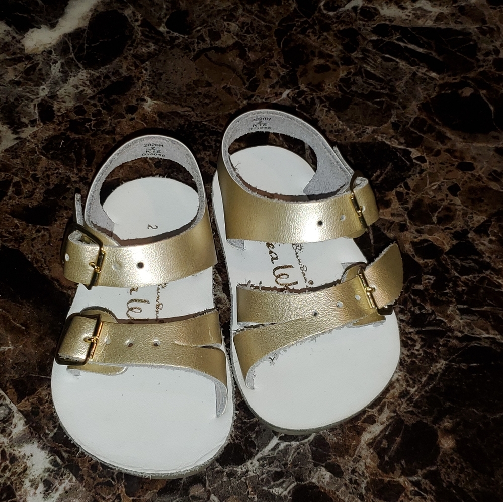 Gold sandals